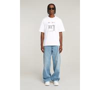 G-Star Shipping Gr Boxy R T White Talla: XL | Camisetas con Decoración Impresa Outlet | Hombre | Blanco
