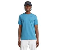 G-STAR Slim Base T-Shirt, Camiseta Hombre, Azul (Niagara D19070-C723-G988), XL
