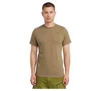 G-STAR Slim Base T-Shirt, Camiseta Hombre, Verde (Ensis Green D19070-C723-6057), M