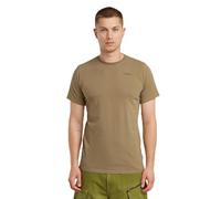 G-STAR Slim Base T-Shirt, Camiseta Hombre, Verde (Ensis Green D19070-C723-6057), XXL