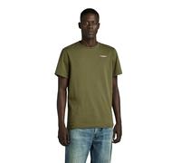 G-STAR Slim Base T-Shirt, Camiseta, Hombre, Verde (Shadow Olive D19070-C723-B230), S