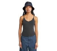 G-STAR Spaghetti Strap Rib Top Wmn Camiseta, Negro Dk Black GD D26612-d968-b564, M Mujeres