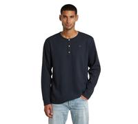 G-Star Structured Tweeter Granddad T LS T-Shirt Hombre (Pack de 1)