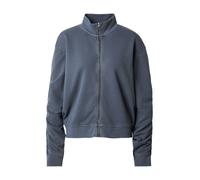 M Chaqueta sudadera Puckering Relaxed - Azul oscuro - Mujer
