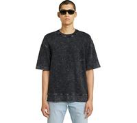 G-STAR Sudadera para Hombre Acid Wash Loose Sw SS, Negro Acid Dk Black D26285-d575-h224, L