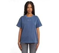 G-STAR Sudadera para Mujer Overdyed Seam Details, Azul Mid Blue GD D26105-d249-h362, L