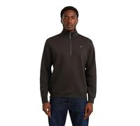 G-STAR Sudadera Premium Core Half Zip para Hombre, Marrón (ganache D26459-C235-G652), XL