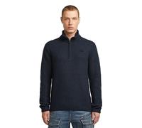 G-STAR Suéter de punto Double Collar Half Zip para Hombre, Azul (dk patriot blue D27961-D754-7160), XL