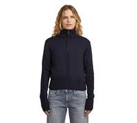 G-STAR Suéter de punto Milano Half Zip para Mujer, Azul (osaka blue D27818-D631-3873), XS