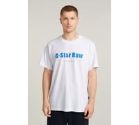 G-Star Symbols Print Loose R T White Talla: XL | Camisetas Básicas Outlet | Hombre | Blanco