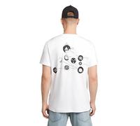 G-STAR Trims Back Gr R T Camiseta, Blanco White D27721-d976-110, M Hombres