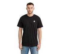 G-STAR Trims Back Gr R T Camiseta, Negro Dk Black D27721-d976-6484, XL Hombres
