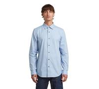 G-STAR Uniform Slim Shirt, Deep Wave/White Oxford D25176-c895-d858, XL