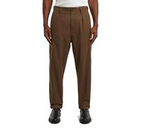 G-STAR Vaqueros Pleated Chino Relaxed Tapered para Hombre, Multicolor (desert palm/deep brown hb D24543-D731-H616), 33W / 32L