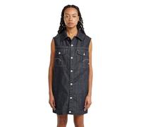 G-STAR Vestido Informal para Mujer de Gran tamaño sin Mangas, Azul Raw Denim D26352-d301-001, L