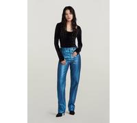 G-Star Viktoria High Straight Blue Talla: W28L32 | Vaqueros Rectos Outlet | Mujer | Azul
