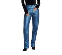 G-STAR Viktoria High Straight Jeans, Azul (Luna Blue Metal Coating D23959-d436-g264), 31W / 32L Mujer