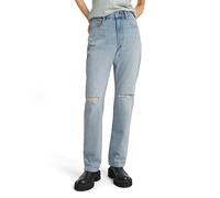 G-Star Viktoria High Straight Sun Faded Ripped Mirage Blue Talla: W29L30 | Vaqueros Rectos Outlet | Mujer | Azul