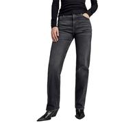 G-STAR Viktoria High Straight Jeans, Negro (Worn In Black Moon D23959-b479-g108), 26W / 30L Mujer