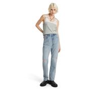 G-STAR Viktoria High Straight Jeans, Azul (Sun Faded Ripped Mirage Blue D23959-d499-g365), 27W / 28L Mujer