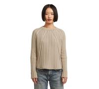 G-STAR Washed Loose R Knit Wmn Sudadera, Beige (Dk Brick GD D27725-d630-d848), L para Mujer