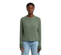 G-STAR Washed Loose R Knit Wmn Sudadera, Verde Granite Green GD D27725-d630-h728, L para Mujer