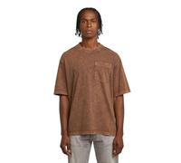 G-STAR Washed Pocket R T Camiseta, Marrón Potting Soil Smokey GD D26825-c756-h591, S Hombres