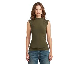 G-Star Women's 2nd Skin Mock t SL wmn, Size: S, Color Green