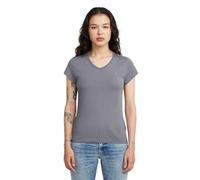 G-Star Women's Eyben Slim V-Neck Top 2.0, Size: XL, Color Gray