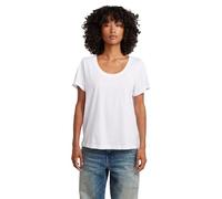 G-Star Women's Scoop Neck t wmn, Size: XL, Color White
