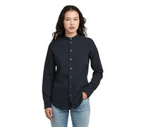 G-Star Women's Slim Poplin LS Shirt wmn, Size: L, Color Blue