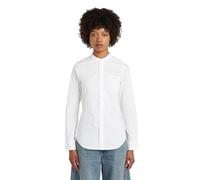 G-Star Women's Slim Poplin LS Shirt wmn, Size: XL, Color White