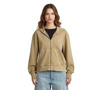 G-Star Women's Washed HDD Zip Relaxed sw wmn, Size: M, Color Beige