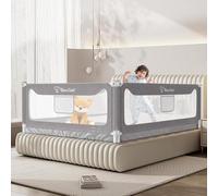 G TALECO GEAR Riel de cama para niños pequeños, rieles laterales de protección estable, protector de barandilla de cama para cama individual, matrimonial, queen y king (70.8 pulgadas)