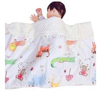 G-Tree del bebé súper blando Manta- transpirable de algodón suave y Minky Tela Manta para recién nacidos, niñas, niños, cuarto de niños, Cochecito, cuna (43.3x30INCH, Animal Park)