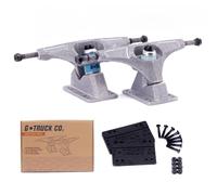 G*Truck Surf Skate - Juego de ejes para surf con Bushings (G*Truck Black)