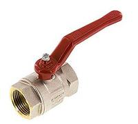 G Válvula de bola compacta de 2 vías de 1-1/2 pulgadas de latón