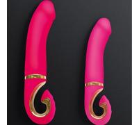 G-VIBE GJay Vibrador Rosa Neón - Vibrador Recargable Con Tacto Hiperrealista