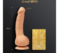 Gvibe Greal Mini Dildo Vibrador Siliciona Natural