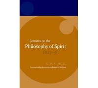 G.W.F. Hegel Lectures on the Philosophy of Spirit 1827-8 (Tapa dura)