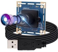 G Webcamera_USB 8MP Módulo de cámara web USB con lente de 75 grados sin distorsión, módulo de cámara web USB 2448p con sensor de imagen IMX179, módulo compacto mini cámara web para Windows, Raspberry