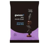 G’woon Regaliz Dulce Holandés 400 g - Mezcla Surtida de Drop - Caramelos de Regaliz Importados de Países Bajos (Regaliz Salado Surtido)