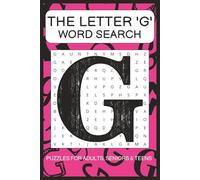 'G' Word Search Puzzle Book: Word Searches with Easy to Read Print about words starting with the Letter 'G' | 6x9 Inches, 110 pages | 50+ Puzzles ... Gift for Vacations, Holidays and Free Times