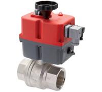 G1-1/2'' 24-240V AC/DC Válvula de bola de latón de 2 vías a prueba de fallos