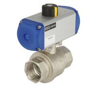 G1-1/4'' Válvula de bola neumática de latón de 2 vías cerrada por muelle - BL2BA