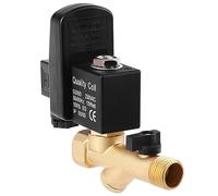 G1/2 DN15 Válvula de Drenaje de LatóN Programable Temporizada ElectróNica Integrada AutomáTica para La GestióN Del Condensado Del Compresor de Aire(17-11-5cm)