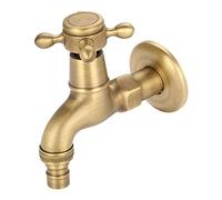 G1/2 - Grifo mezclador de baño de latón, grifo laton para montar en la pared para Fregadero de Cocina, grifo de pared para jardin