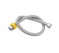 G1/2 Inch Stainless Steel Nylon Braided Plumbing Explosion-proof Flexible Hose Water Pipe Shower Faucet Bathroom Accessories(A,100cm)