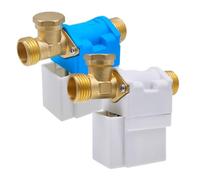 G1/2" Tee Type Solar Solenoid Valve Pilot Type NC Controll The Solar Water Heater DN15 External Screw Thread A01(LowWaterPressure,DC 24V)