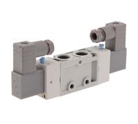G1/4'' 230V AC 5/2 vías Válvula de solenoide biestable 2-8bar MVSC1